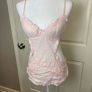 Victoria's Secret Sexy Little Things Pink Lace Lingerie